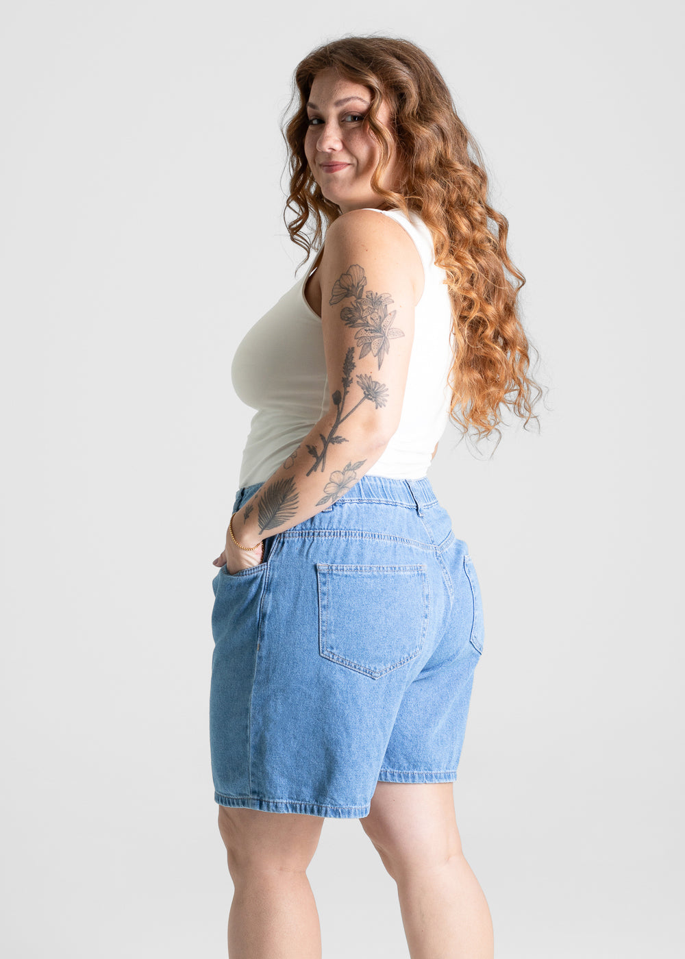 Shorts Jeans Sawary Plus Size - 280666 AZUL