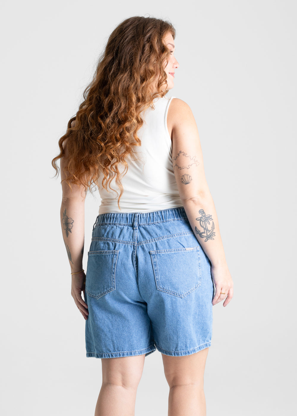 Shorts Jeans Sawary Plus Size - 280666 AZUL