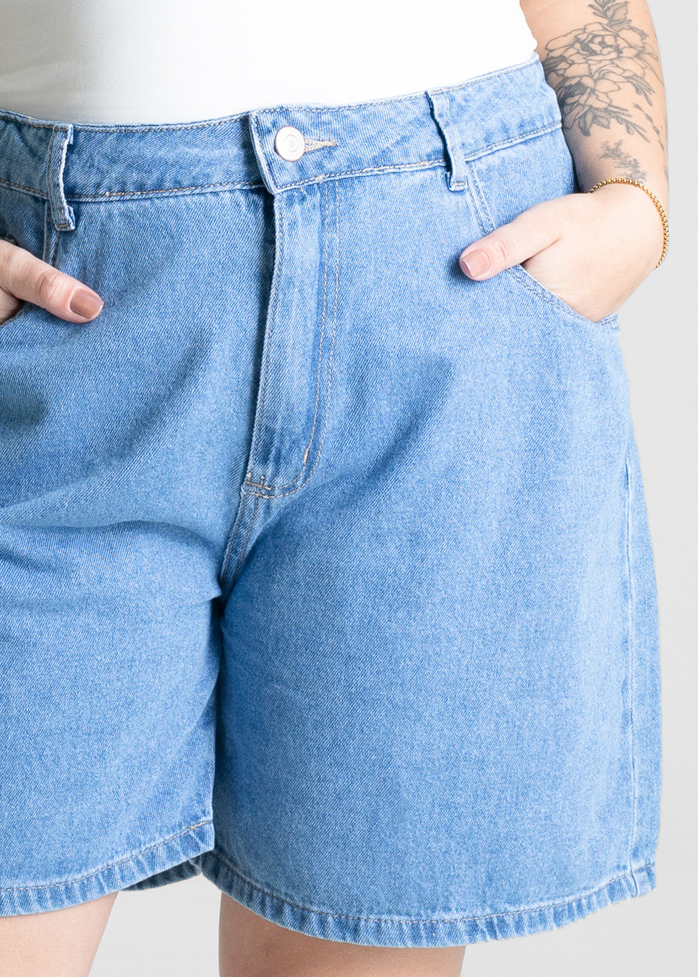 Shorts Jeans Sawary Plus Size - 280666 AZUL