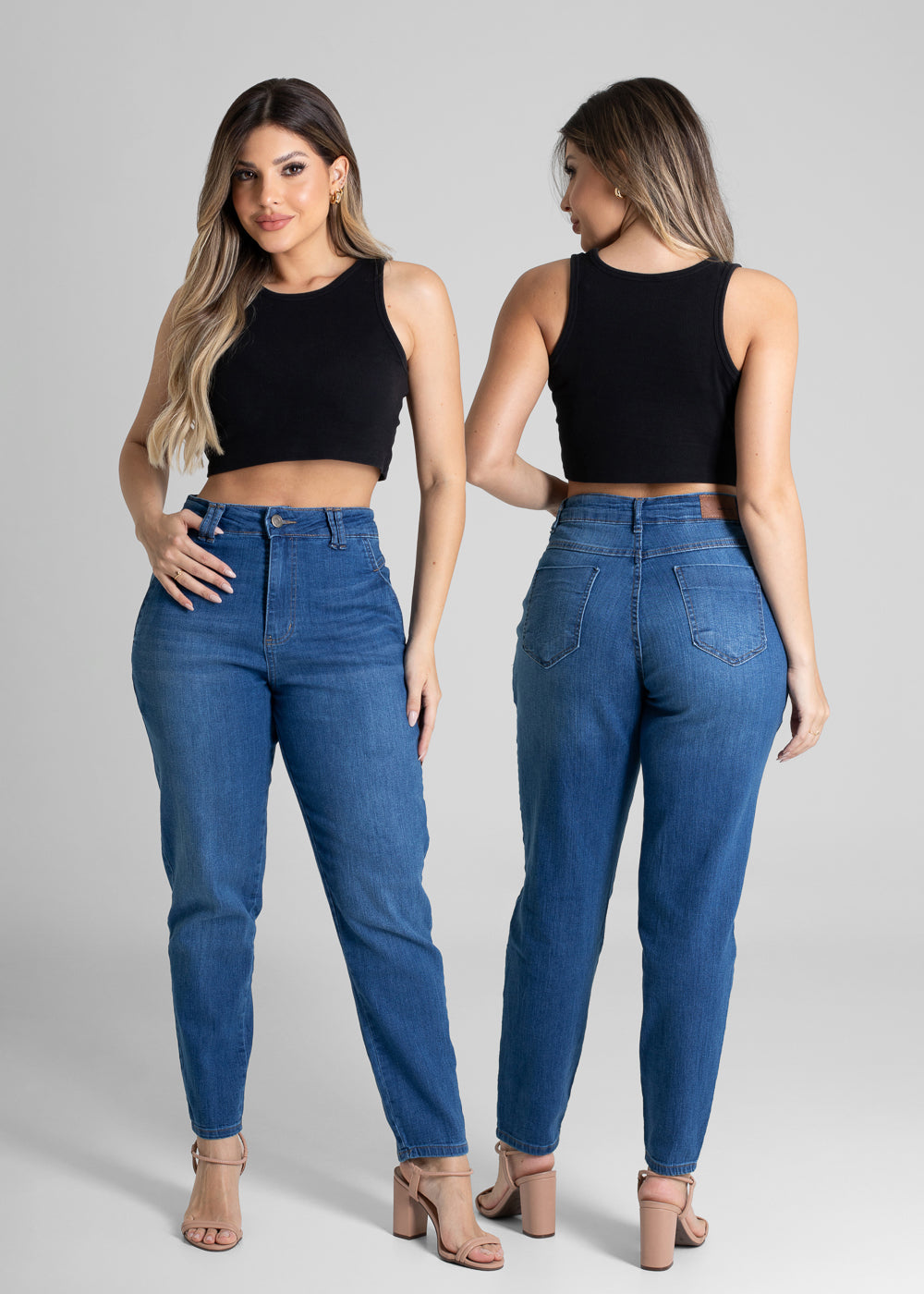 Calça Jeans Sawary Mom - 280673 AZUL