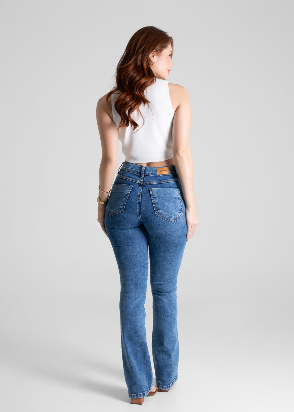 Calça Jeans Sawary Boot Cut - 280679 AZUL