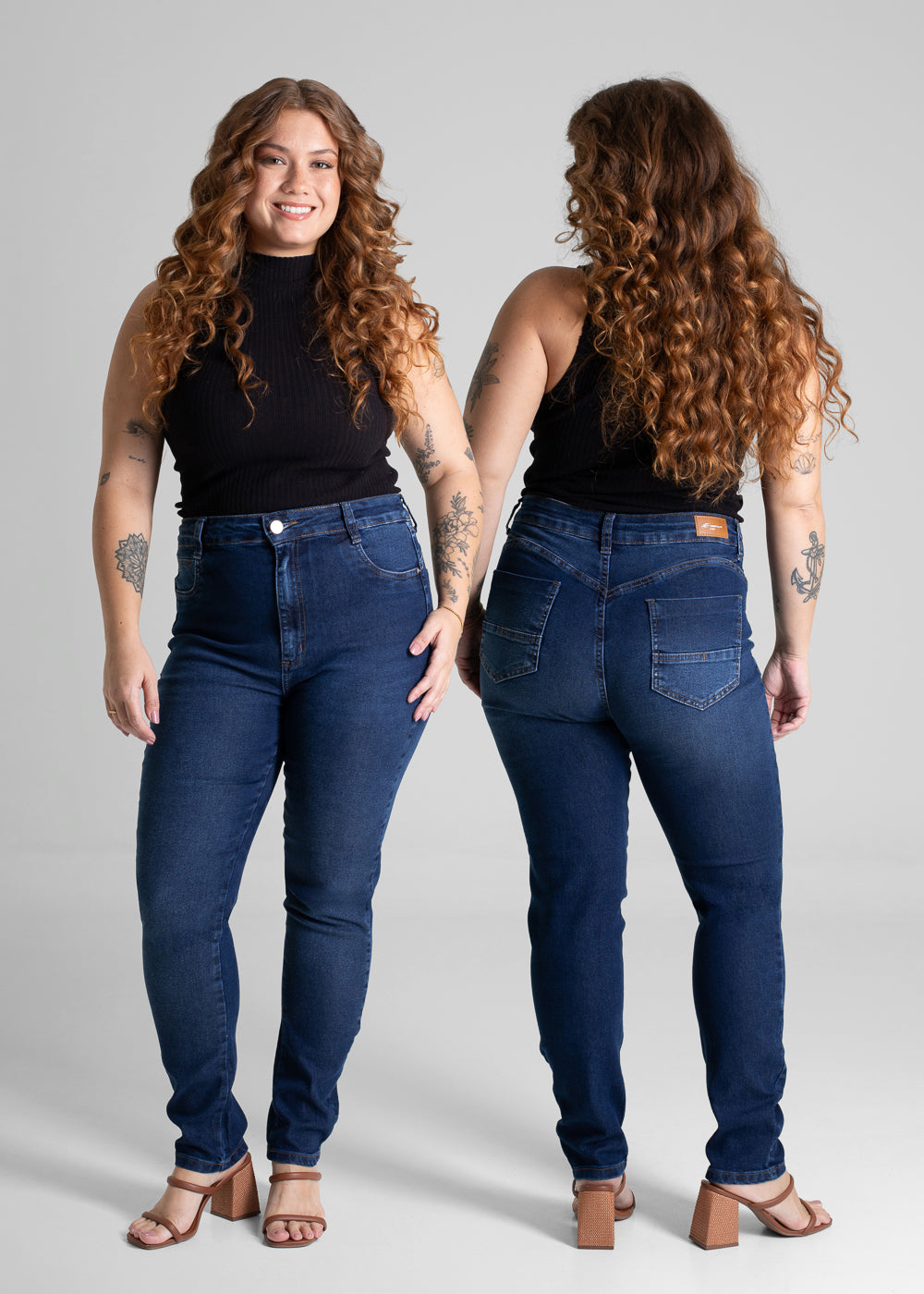 Calça Jeans Sawary Plus Size - 280692 AZUL