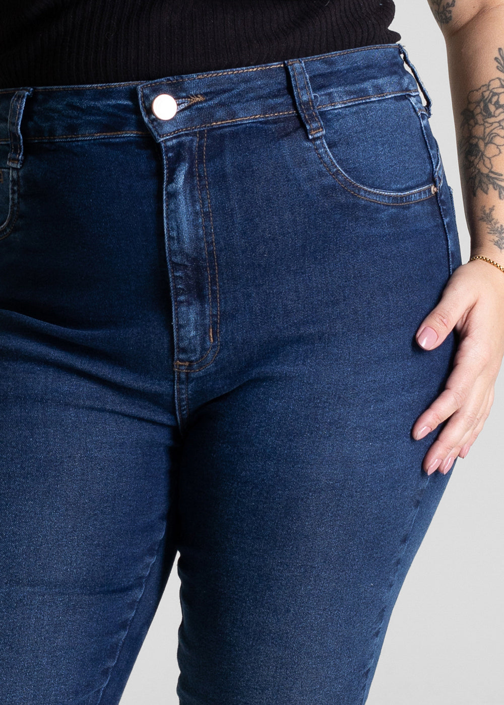 Calça Jeans Sawary Plus Size - 280692 AZUL