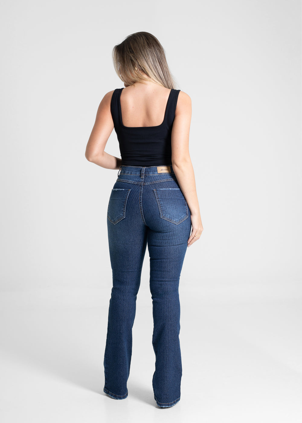 Calça Jeans Sawary Boot Cut - 280697 AZUL