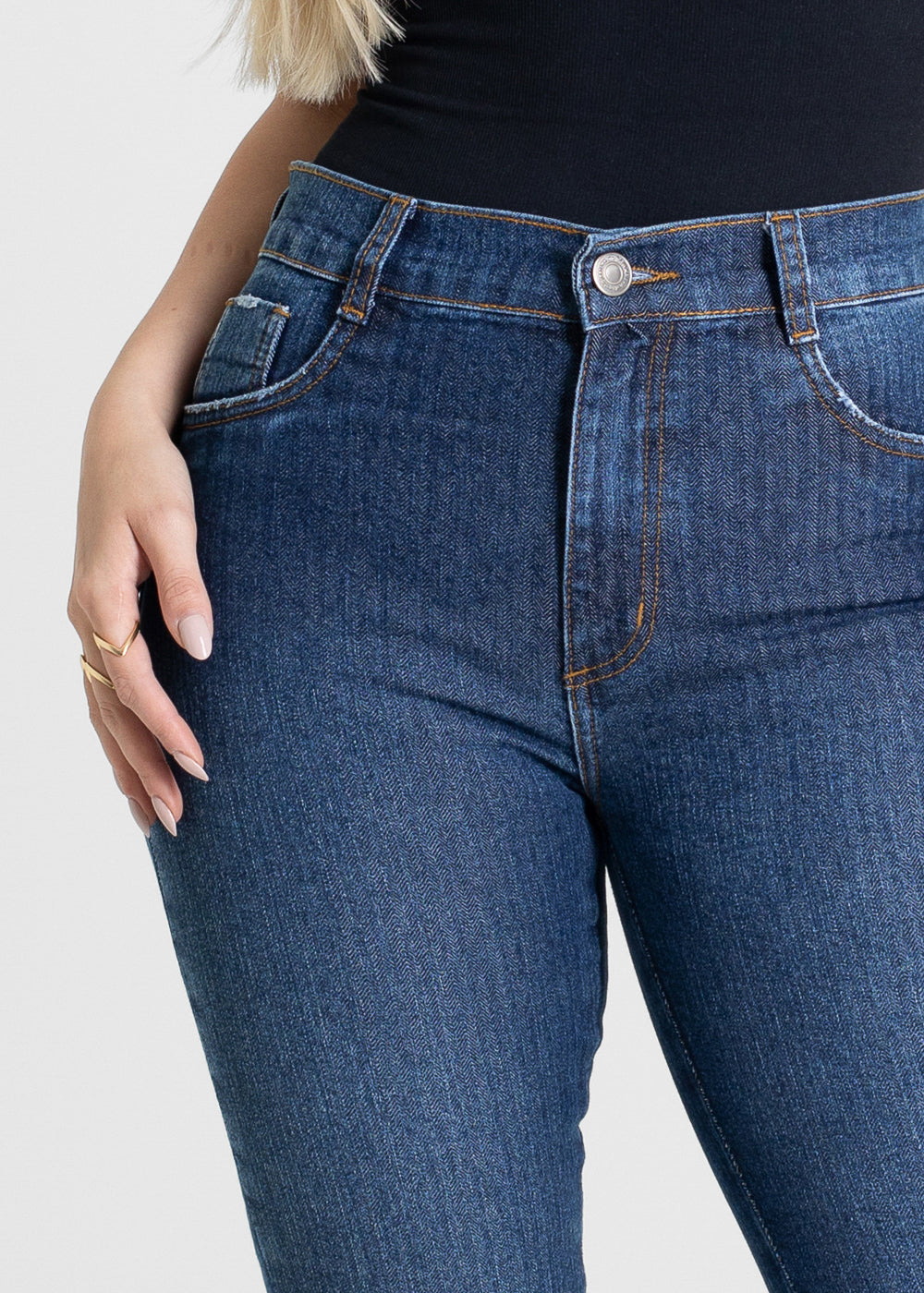 Calça Jeans Sawary Boot Cut - 280697 AZUL