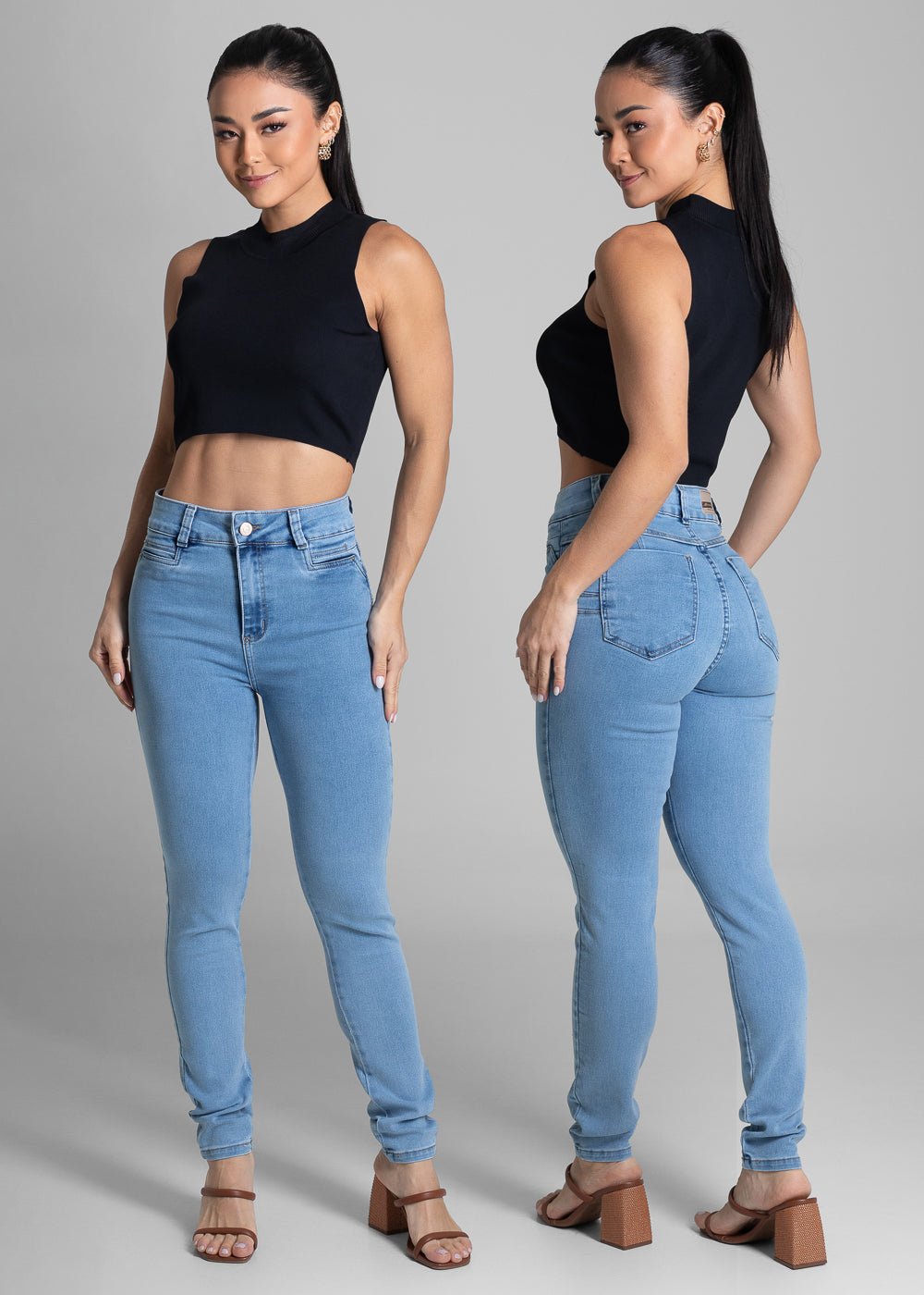 Calça Jeans Sawary Levanta Bumbum - 280699 AZUL