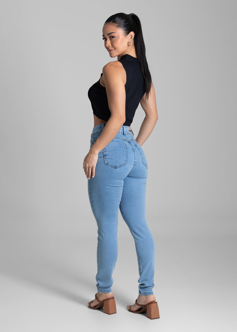 Calça Jeans Sawary Levanta Bumbum - 280699 AZUL