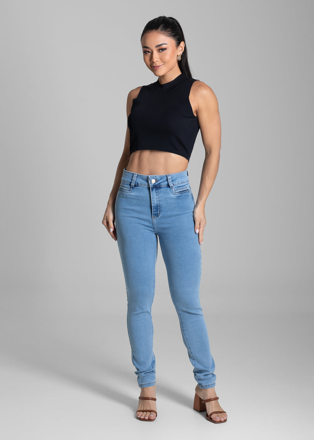 Calça Jeans Sawary Levanta Bumbum - 280699 AZUL