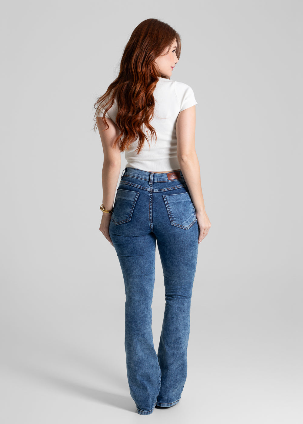 Calça Jeans Sawary Boot Cut - 280701 AZUL