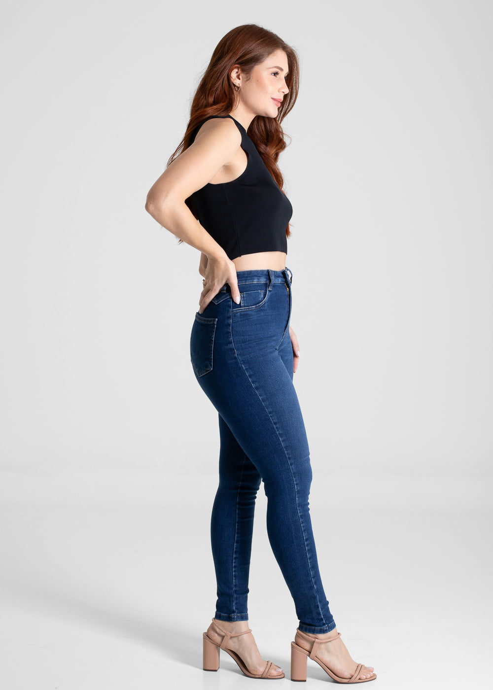 Calça Jeans Sawary Cigarrete - 280702 AZUL