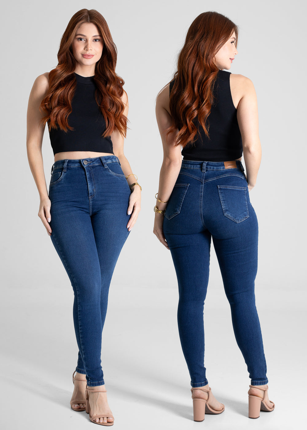 Calça Jeans Sawary Cigarrete - 280702 AZUL