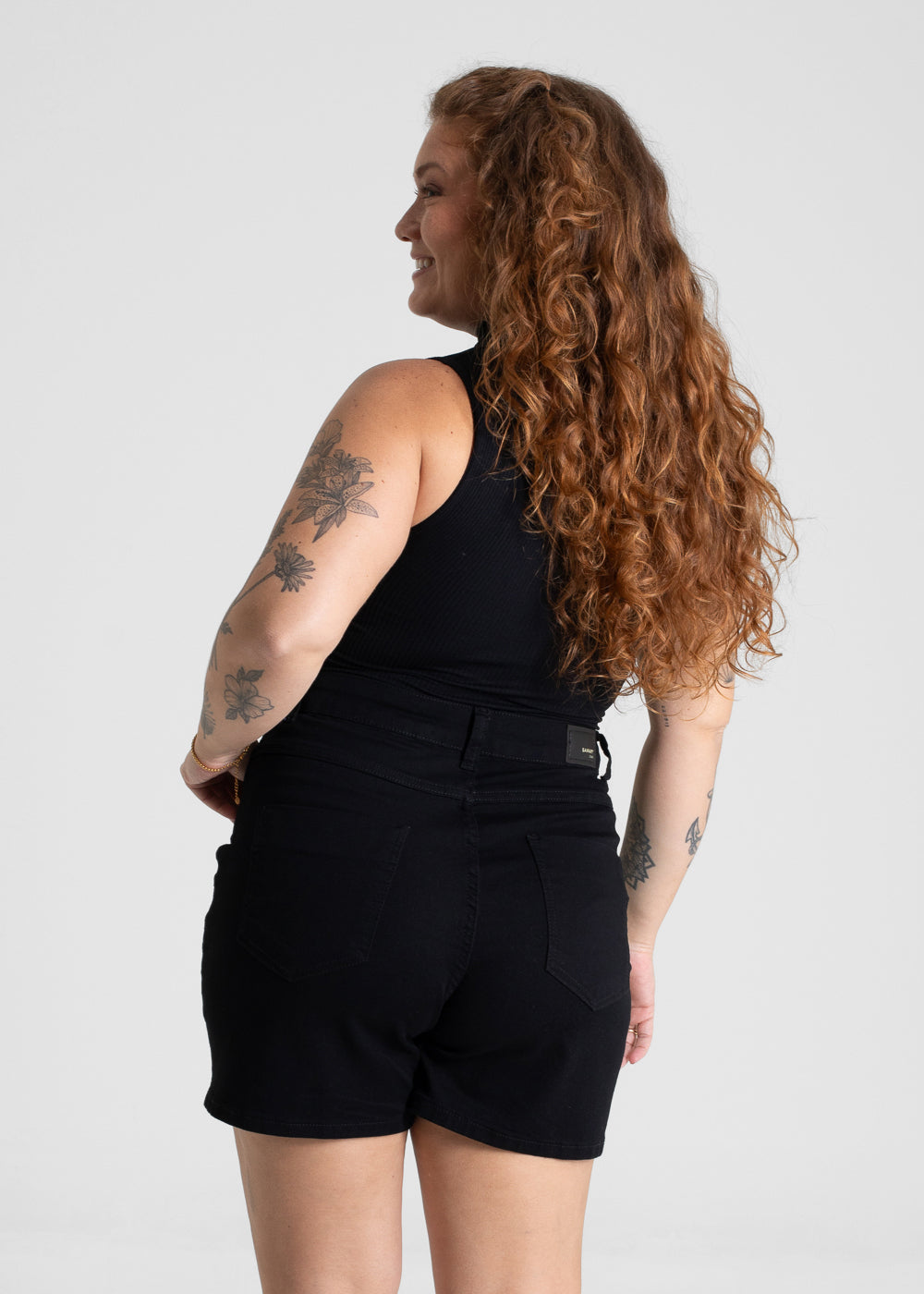 Shorts Sarja Sawary Plus Size - 280705 PRETO