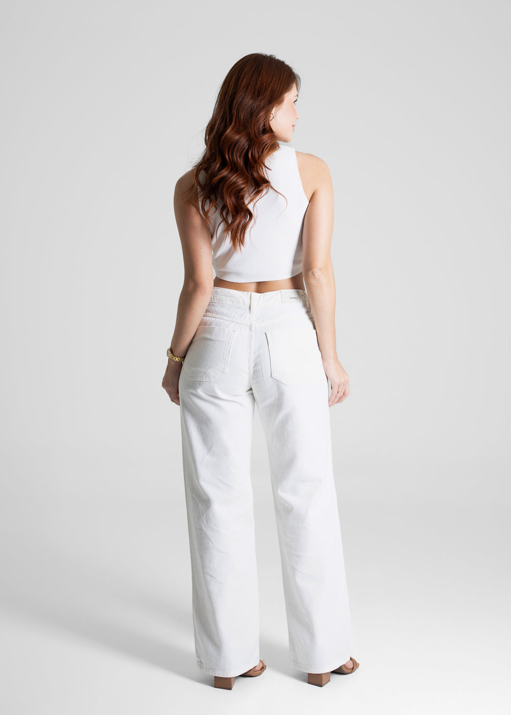 Calça Sarja Sawary Wide Leg - 280709 PT