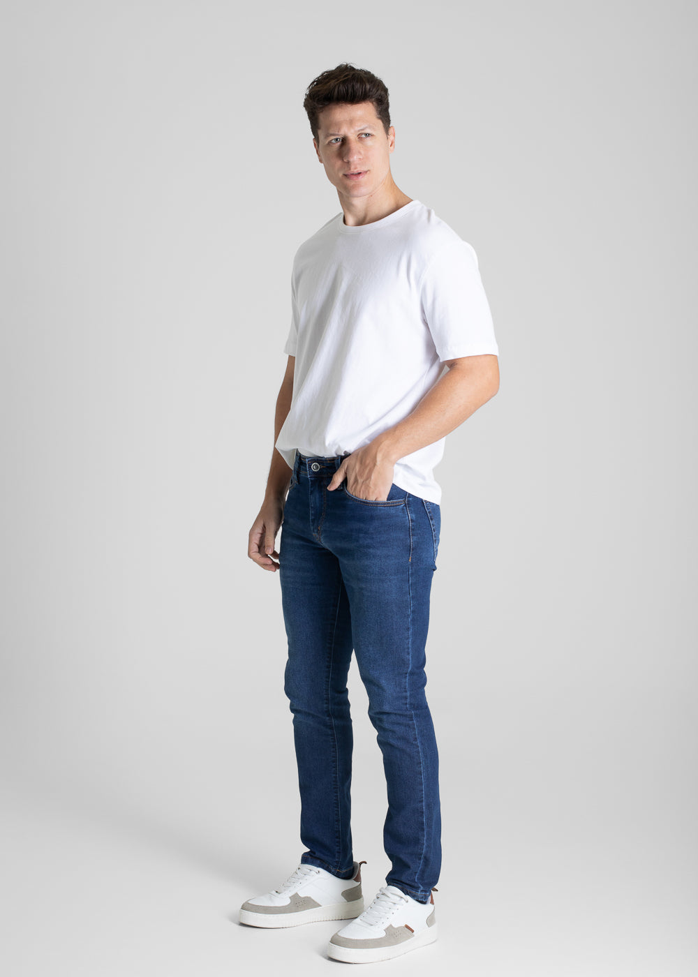 Calça Jeans Sawary Slim - 280712 AZUL