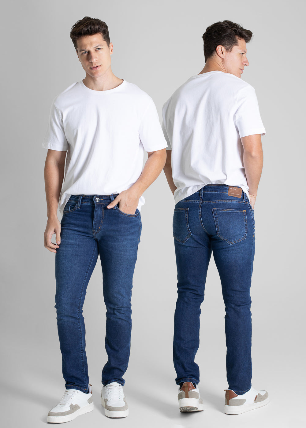 Calça Jeans Sawary Slim - 280712 AZUL