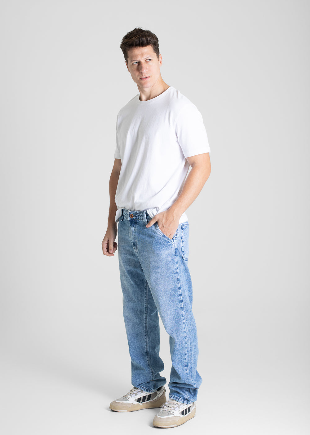 Calça Jeans Sawary Relaxed - 280718 AZUL