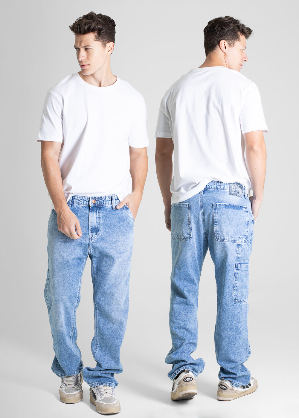 Calça Jeans Sawary Relaxed - 280718 AZUL