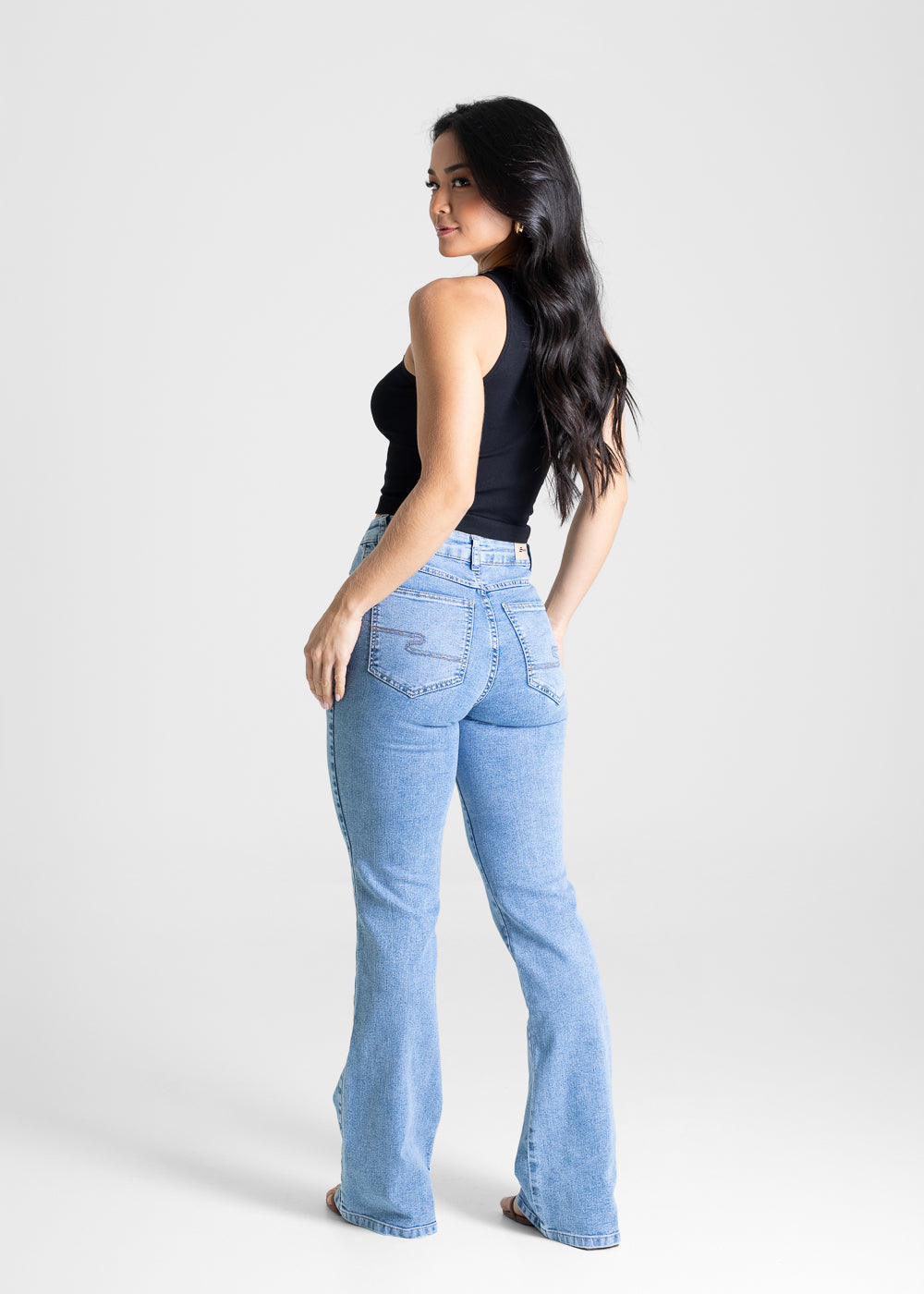 Calça Jeans Sawary Boot Cut - 280722 AZUL