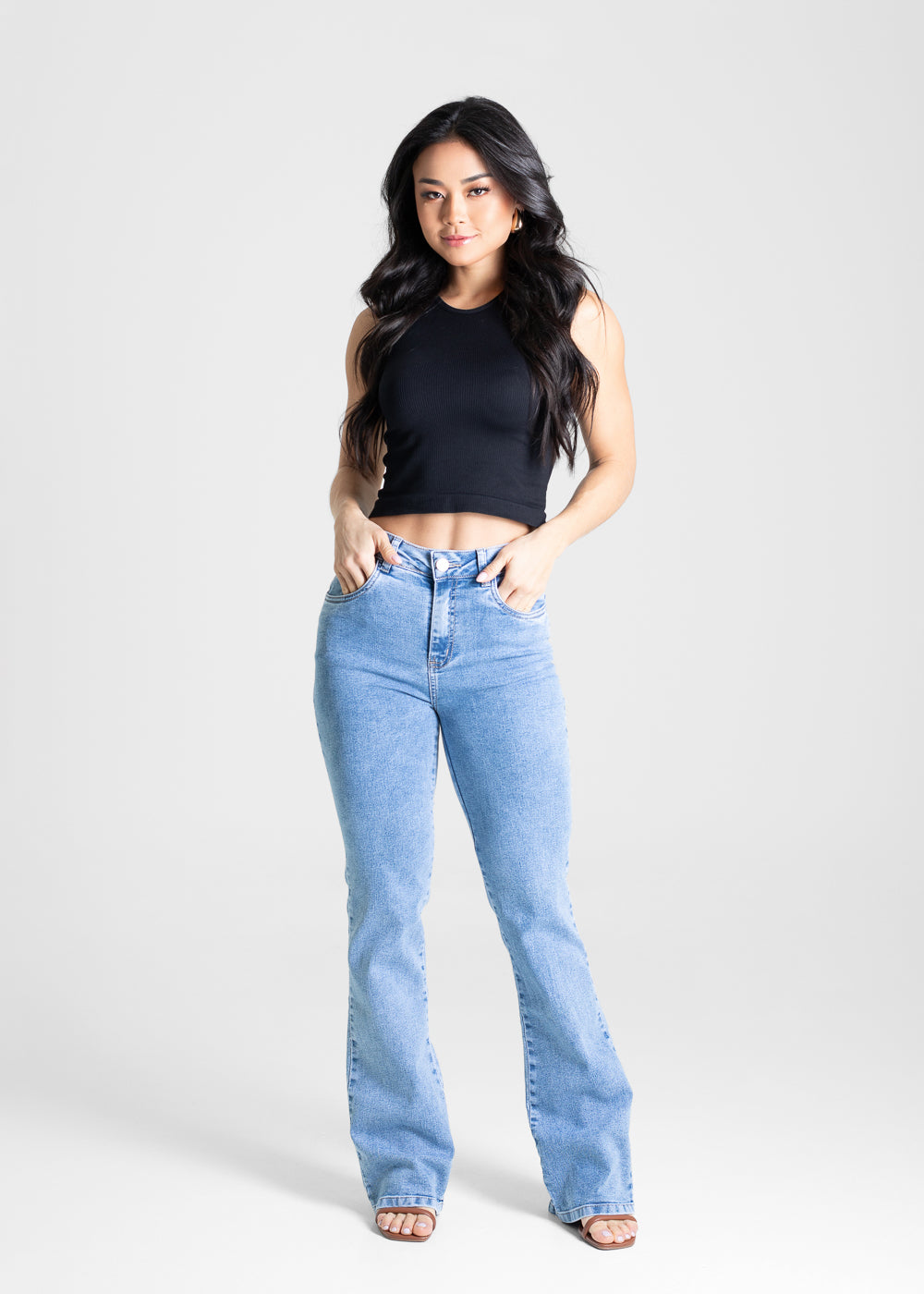 Calça Jeans Sawary Boot Cut - 280722 AZUL