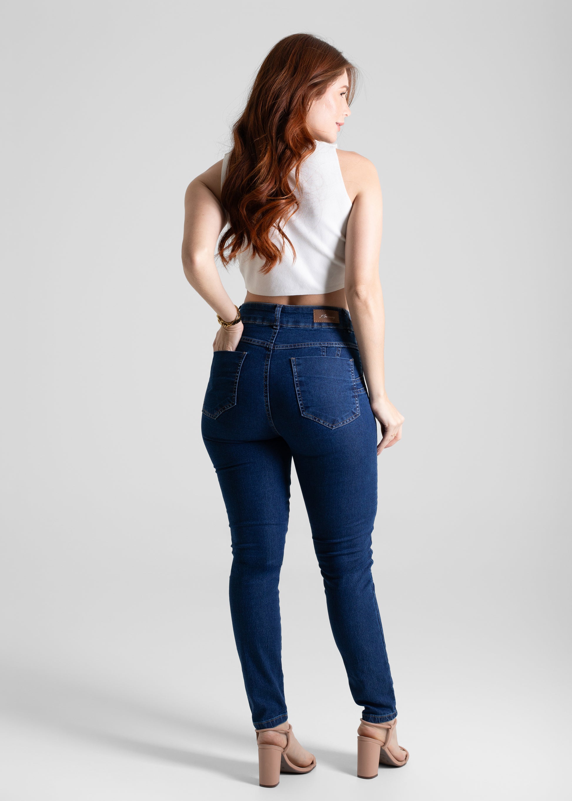 Calça Jeans Sawary Levanta Bumbum - 280728 AZUL