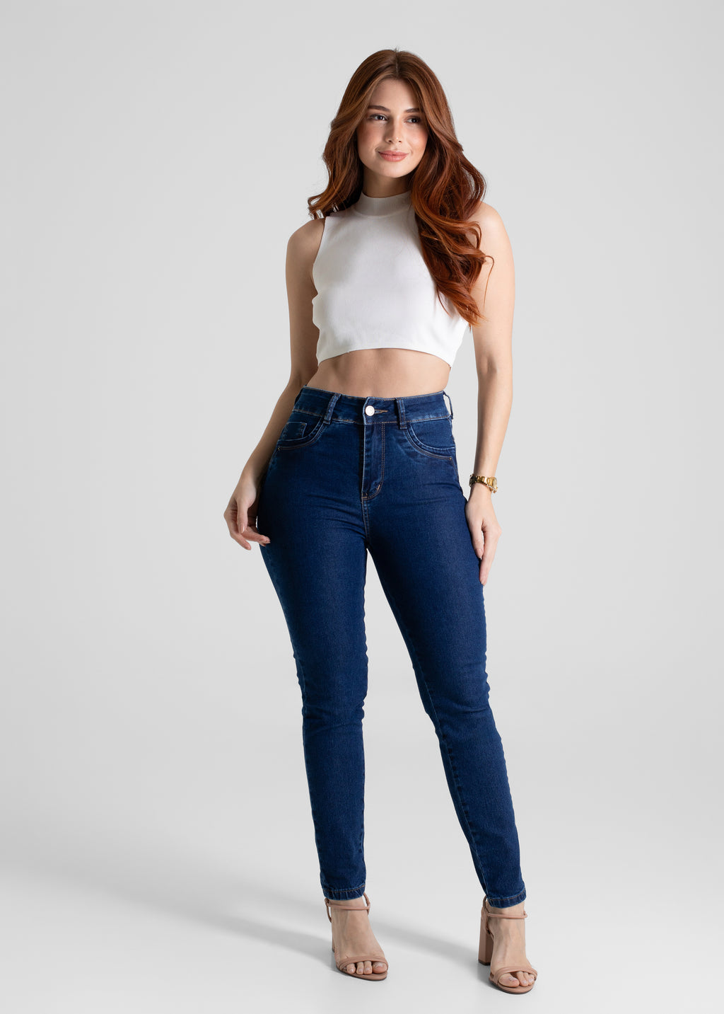 Calça Jeans Sawary Levanta Bumbum - 280728 AZUL