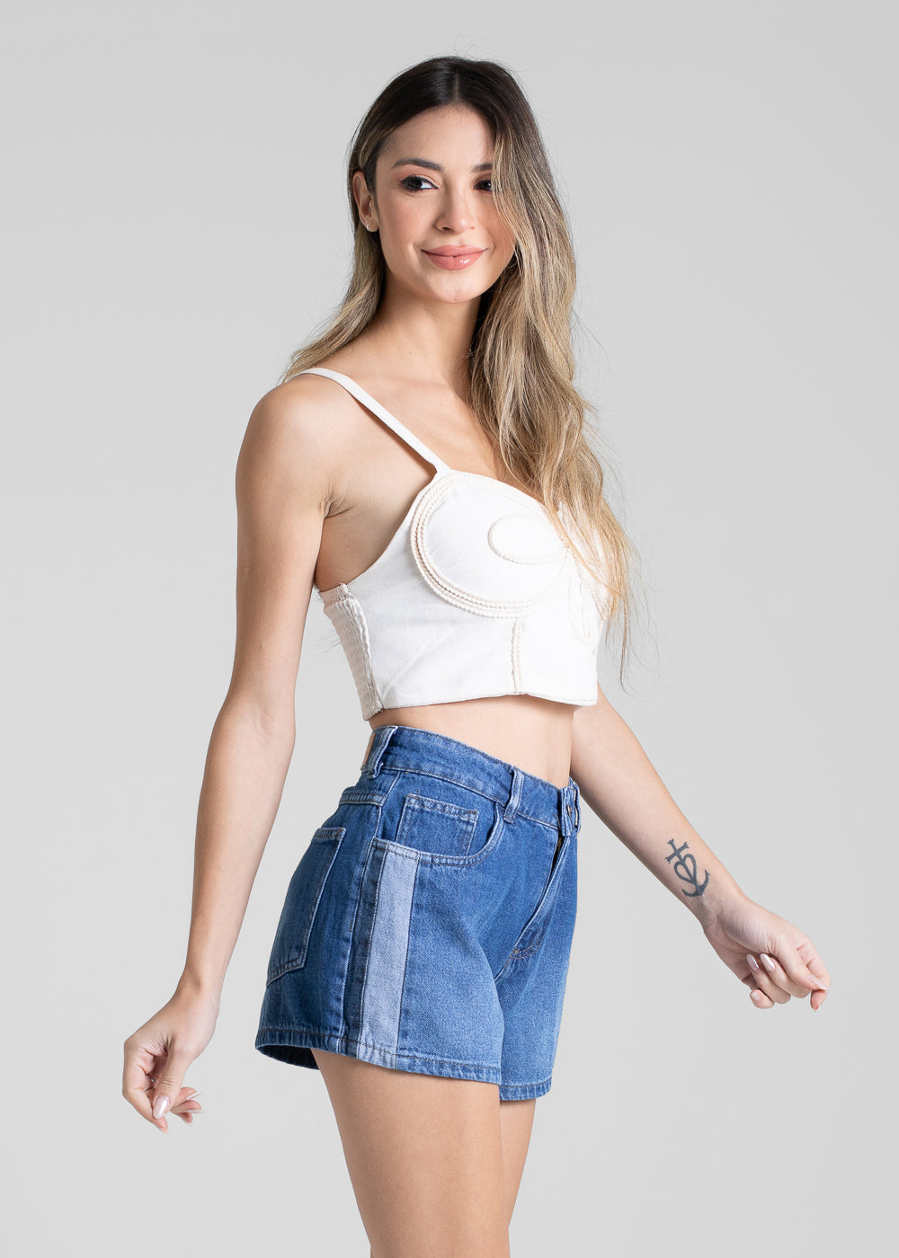 Shorts Jeans Sawary - 280734 AZUL
