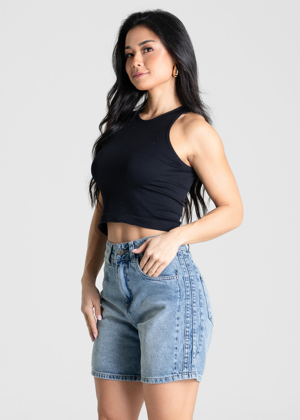 Shorts Jeans Sawary - 280742 AZUL