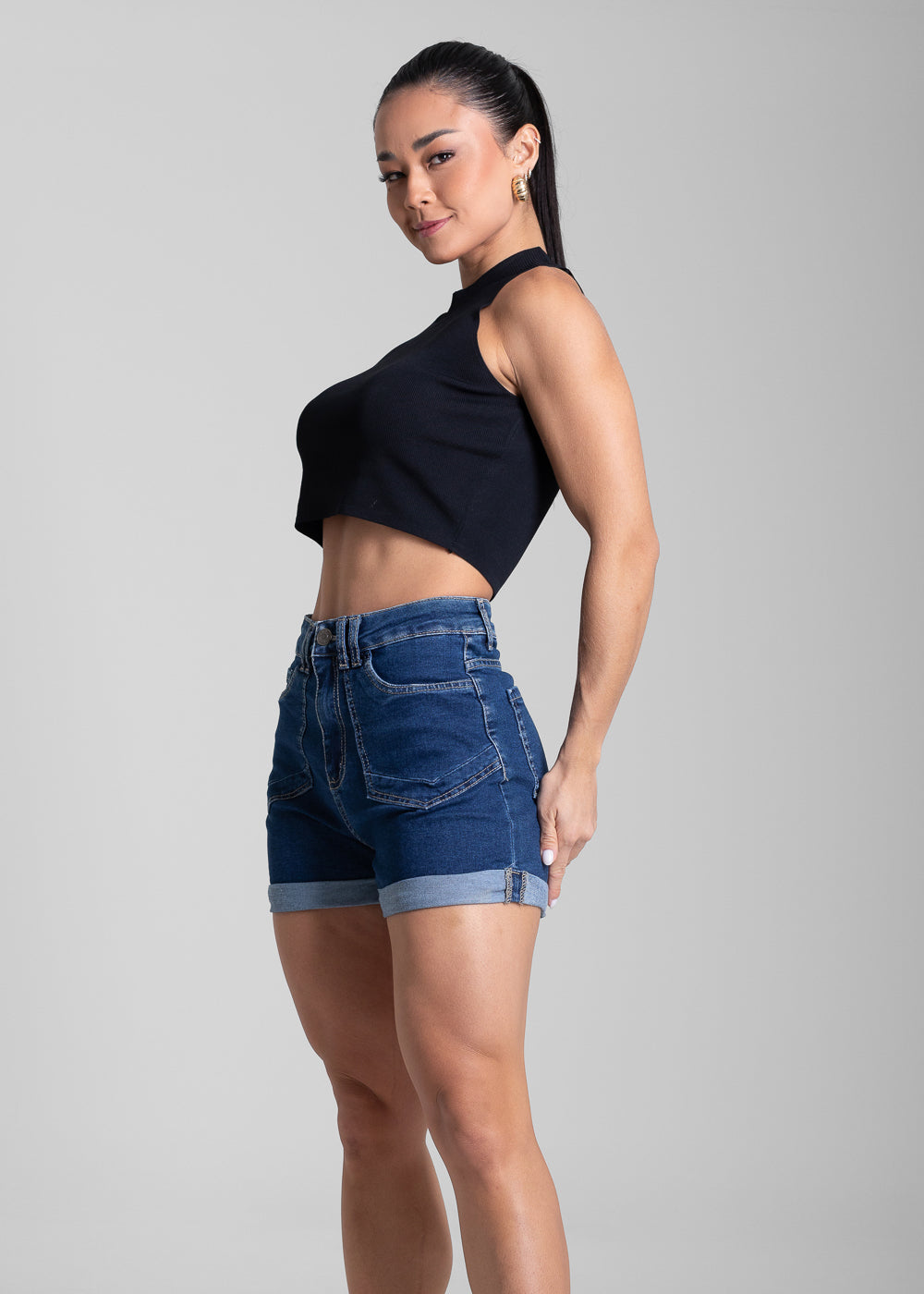 Shorts Jeans Sawary - 280743 AZUL