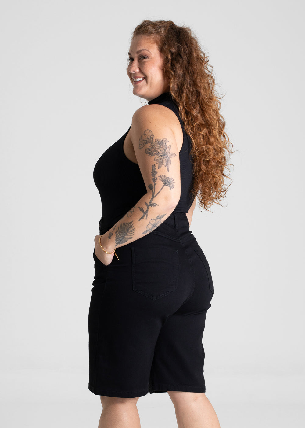 Bermuda Sarja Sawary Plus Size - 280749 PRETO