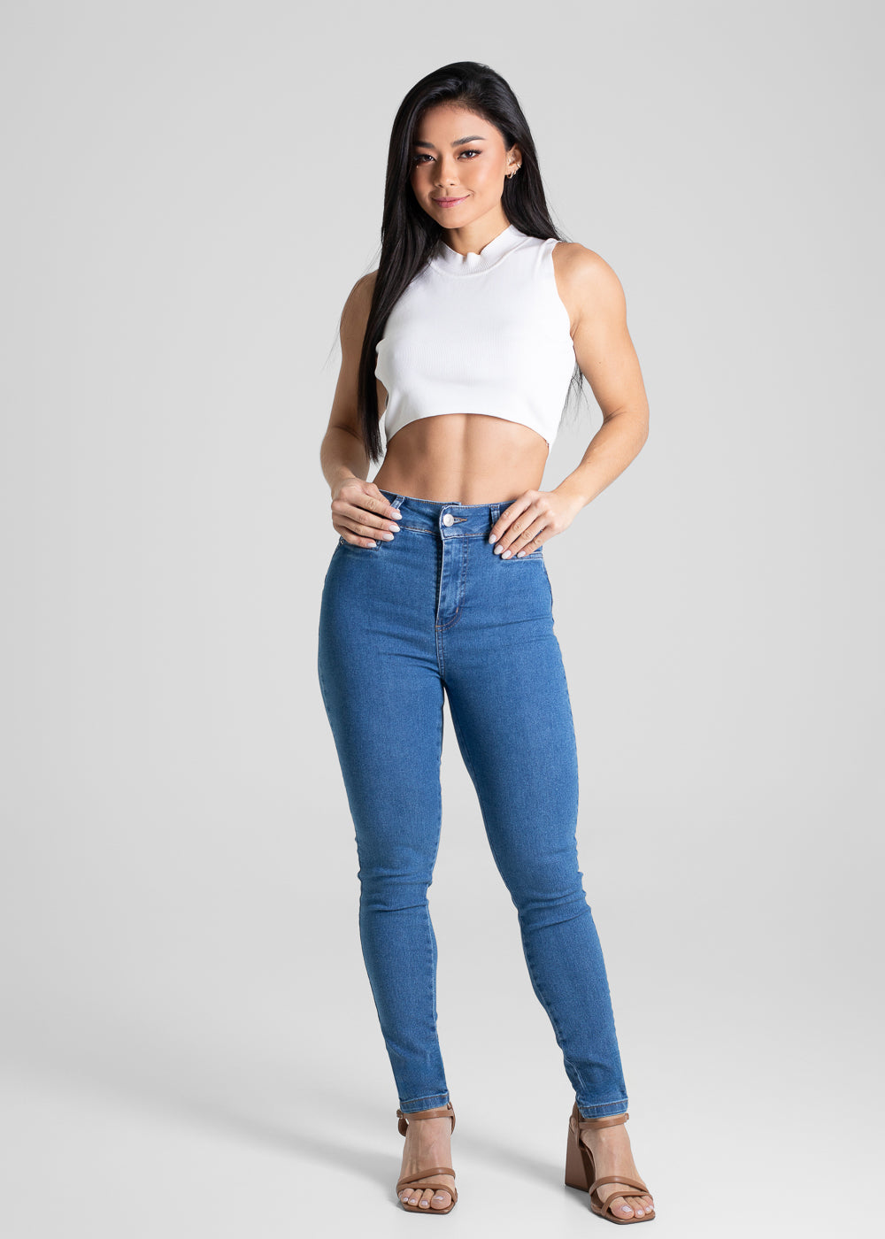 Calça Jeans Sawary Levanta Bumbum - 280755 AZUL