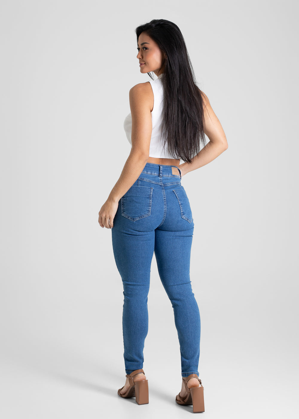 Calça Jeans Sawary Levanta Bumbum - 280755 AZUL