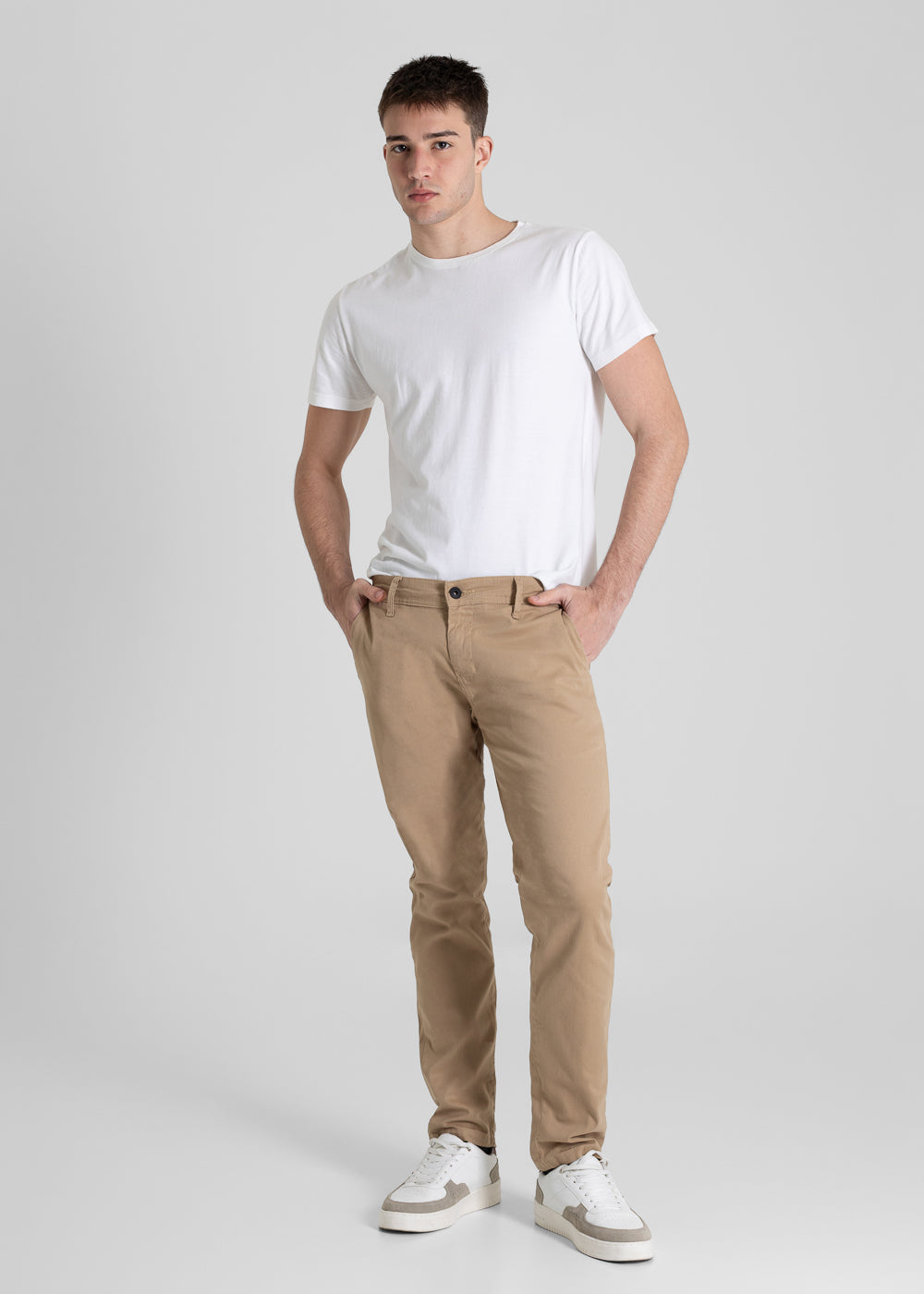 Calça Sarja Sawary Slim - 280756 BEGE