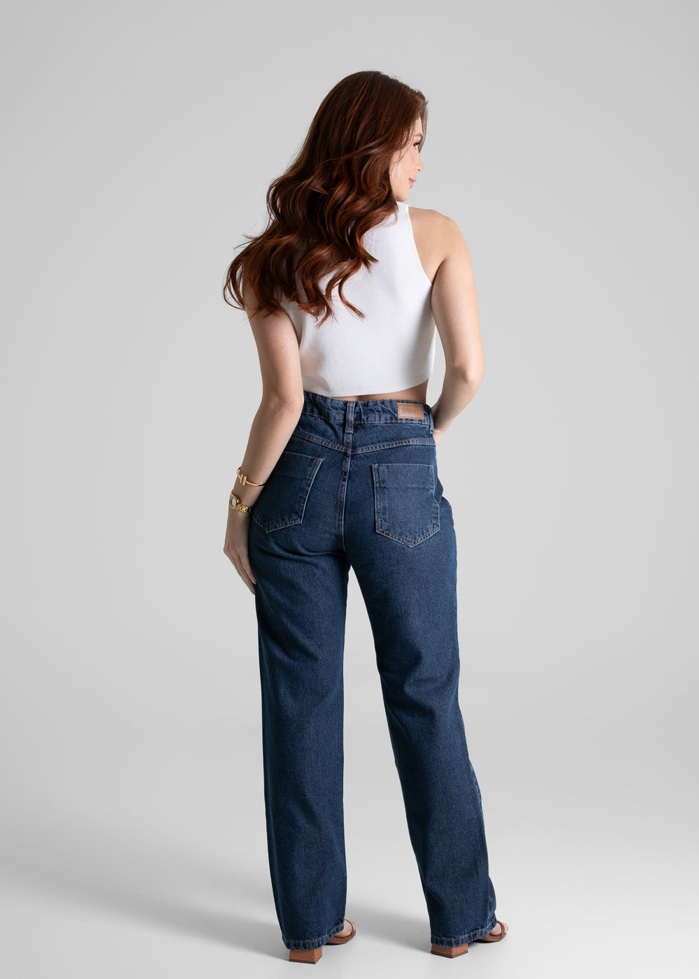 Calça Jeans Sawary Reta Petit - 280778 PRETO