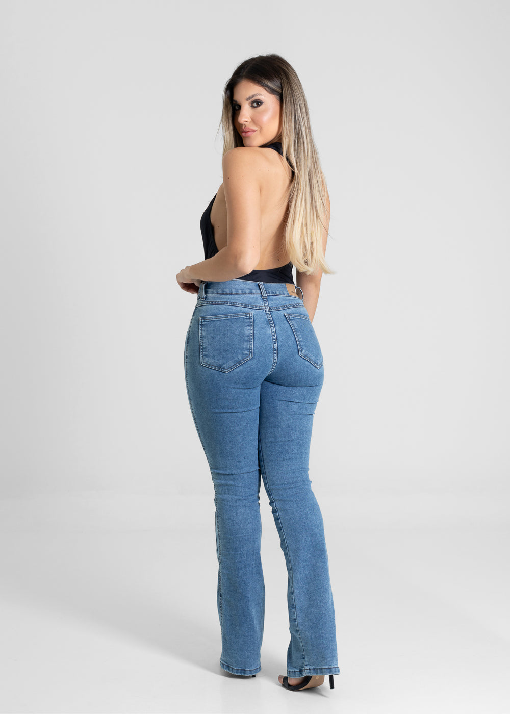 Calça Jeans Sawary Boot Cut - 280780 AZUL