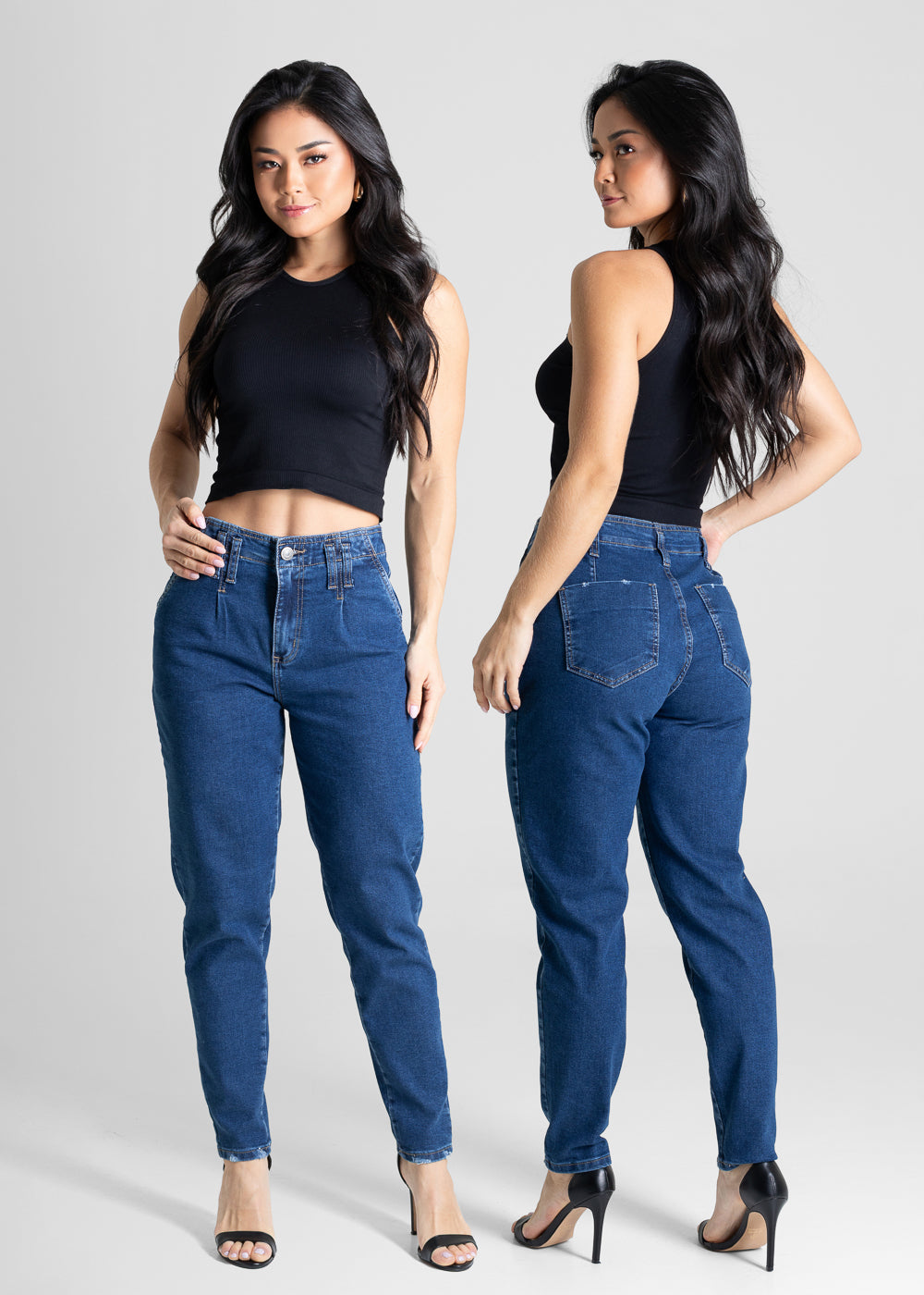 Calça Jeans Sawary Mom - 280783 AZUL