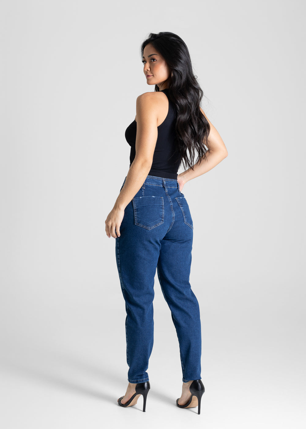 Calça Jeans Sawary Mom - 280783 AZUL