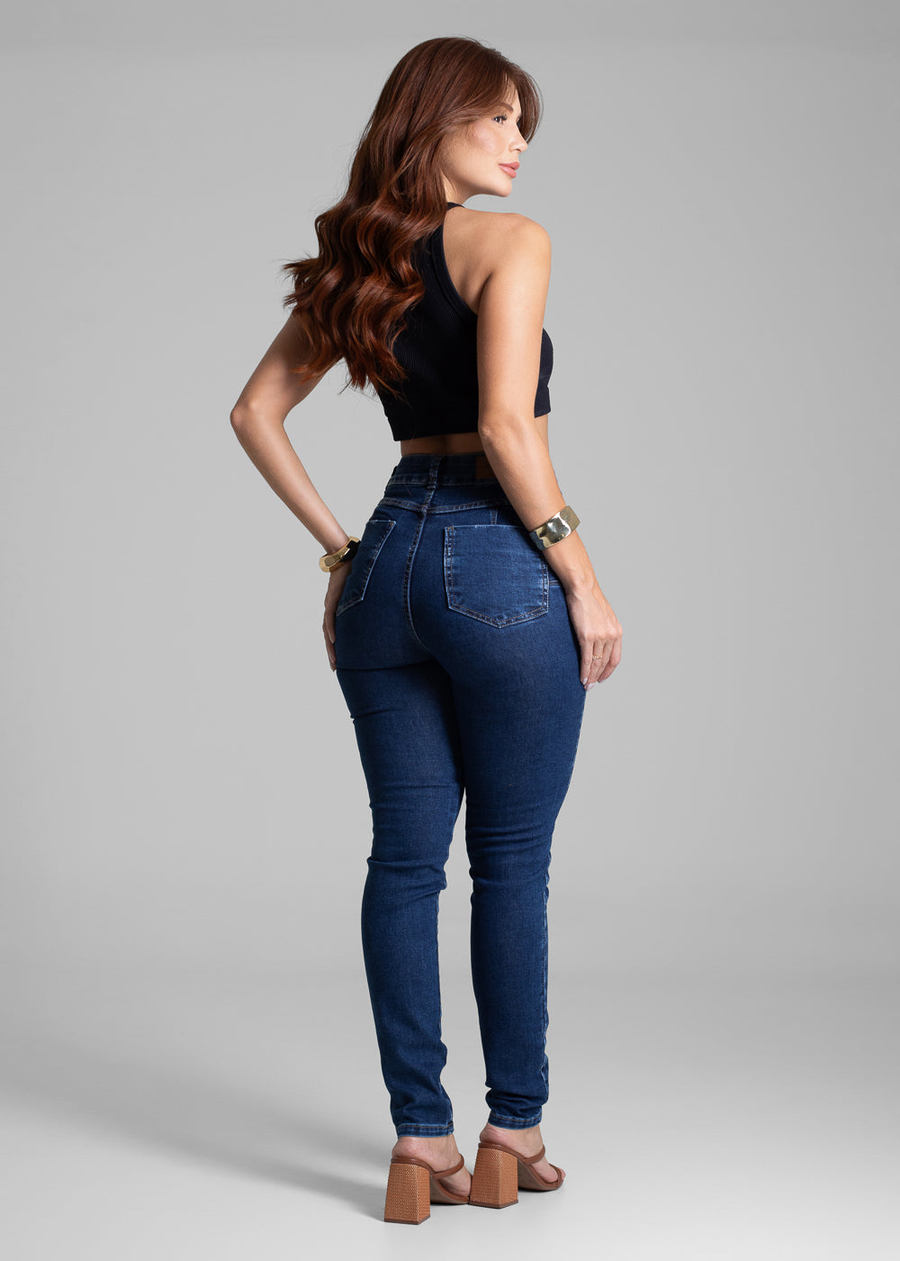 Calça Jeans Sawary Levanta Bumbum - 280785 AZUL