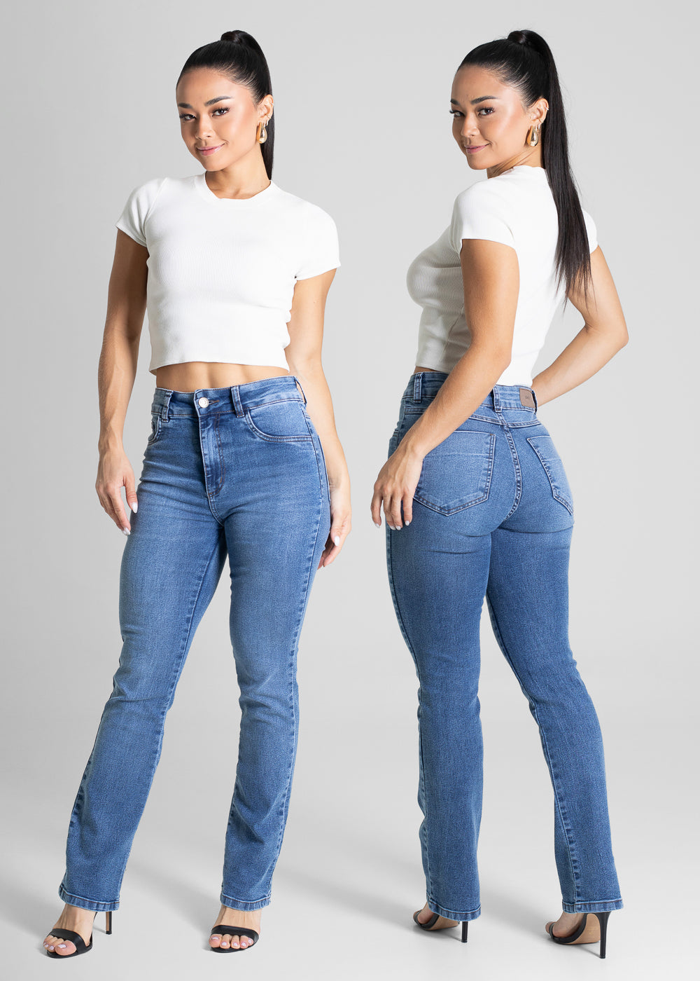 Calça Jeans Sawary Reta - 280787 AZUL