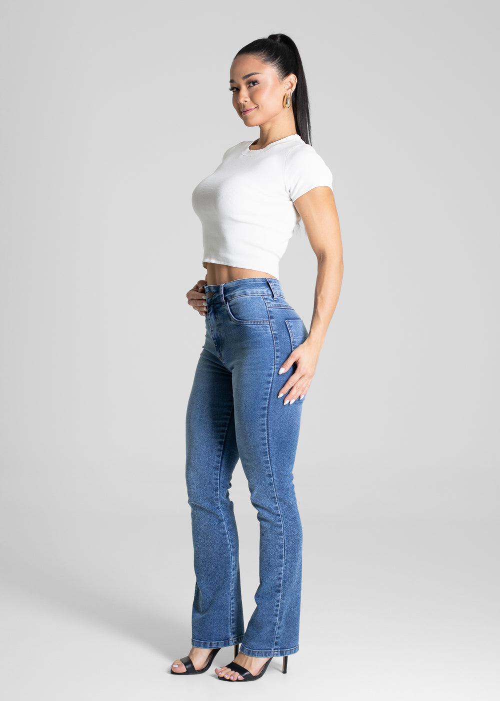 Calça Jeans Sawary Reta - 280787 AZUL