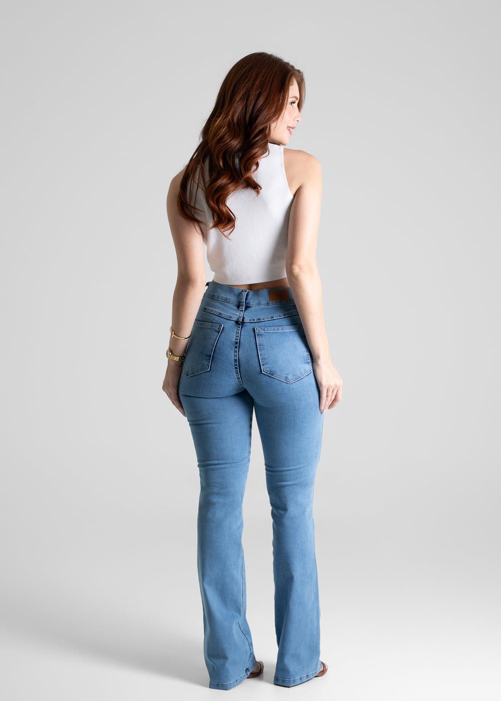 Calça Jeans Sawary Boot Cut - 280789 AZUL