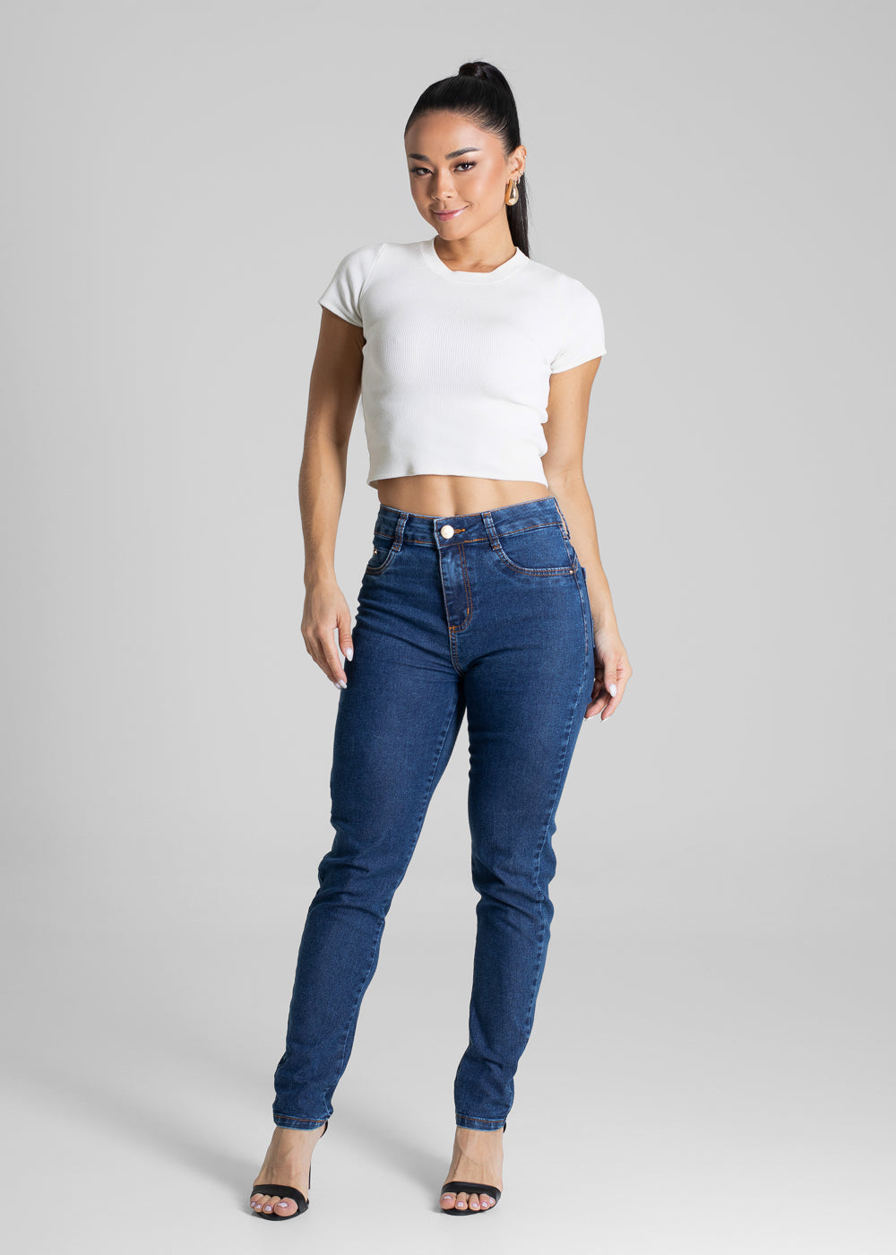 Calça Jeans Sawary Push Up - 280790 AZUL