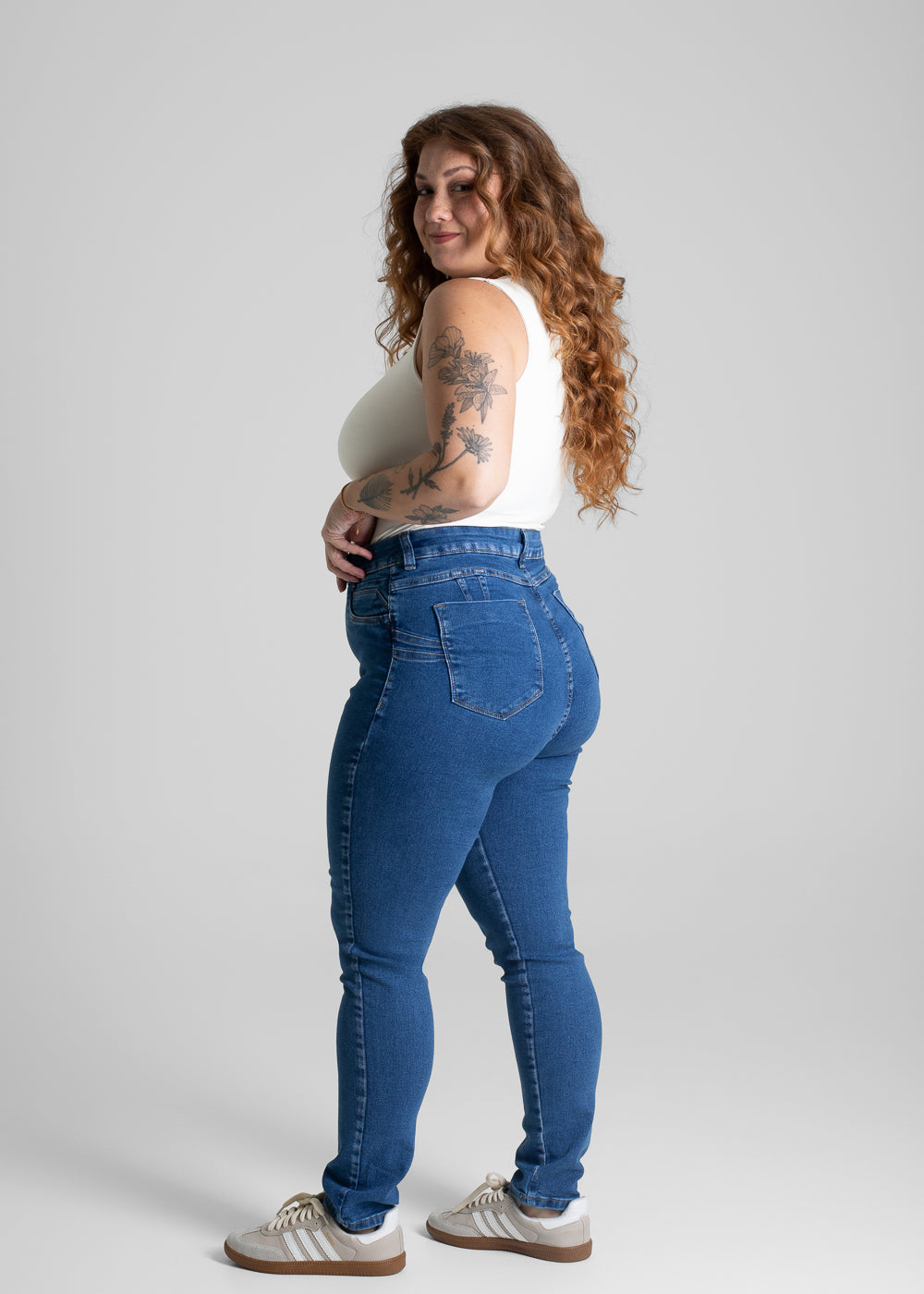 Calça Jeans Sawary Plus Size Petit - 280802 AZUL