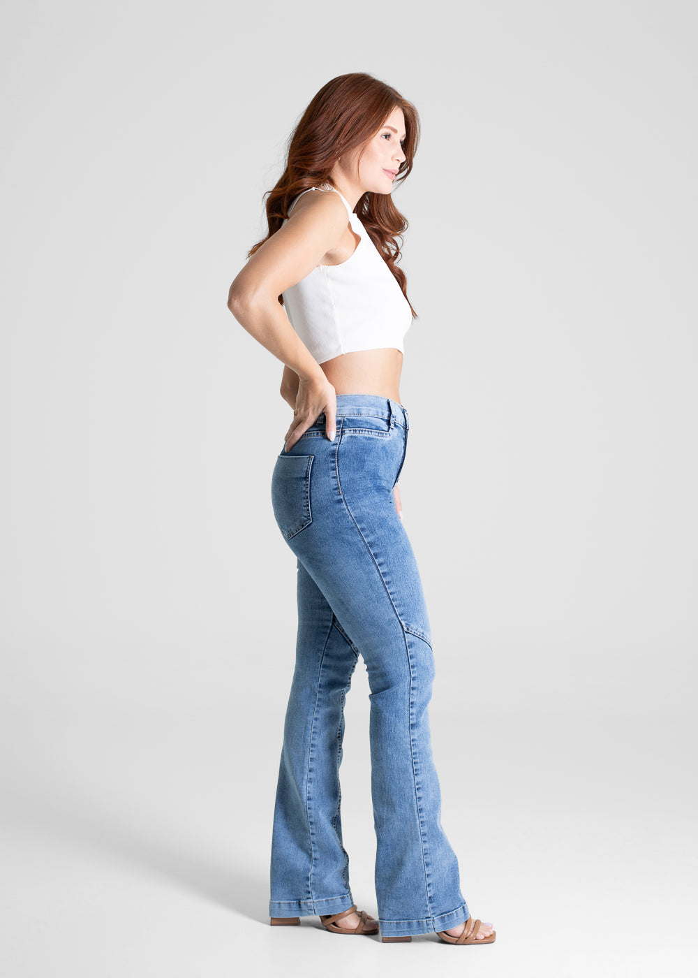 Calça Jeans Sawary Boot Cut - 280803 AZUL