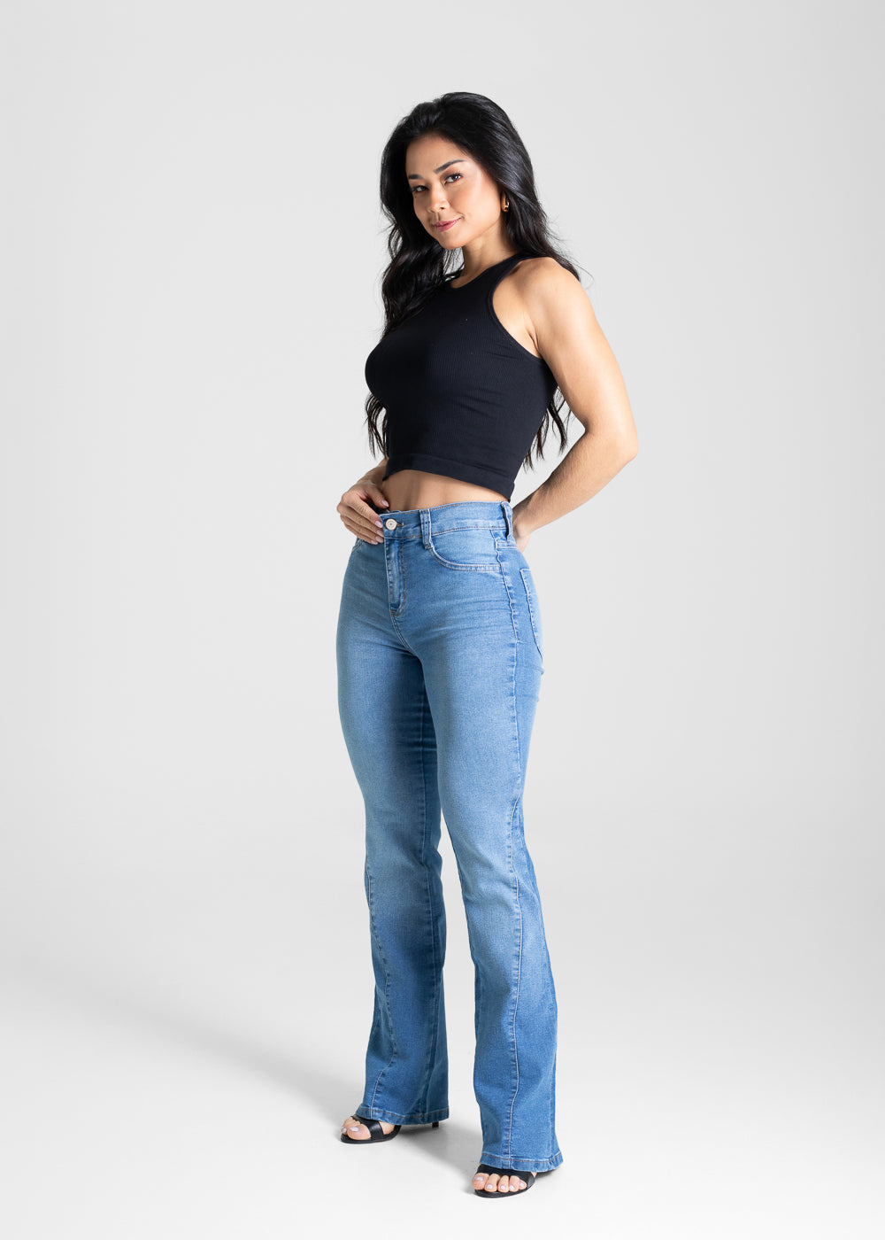 Calça Jeans Sawary Boot Cut - 280804 AZUL
