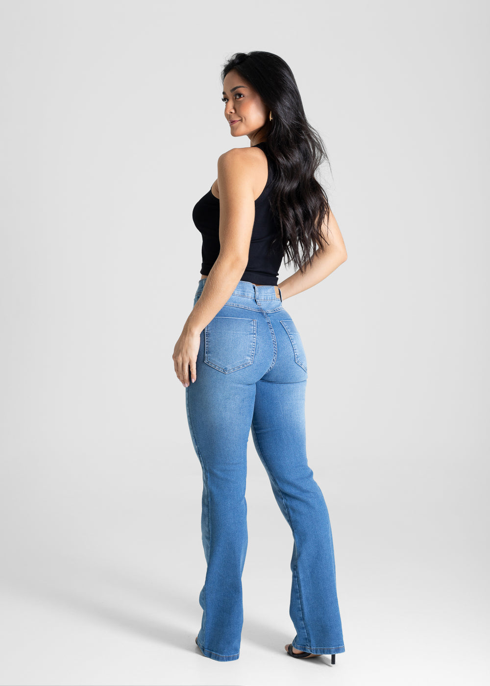 Calça Jeans Sawary Boot Cut - 280804 AZUL