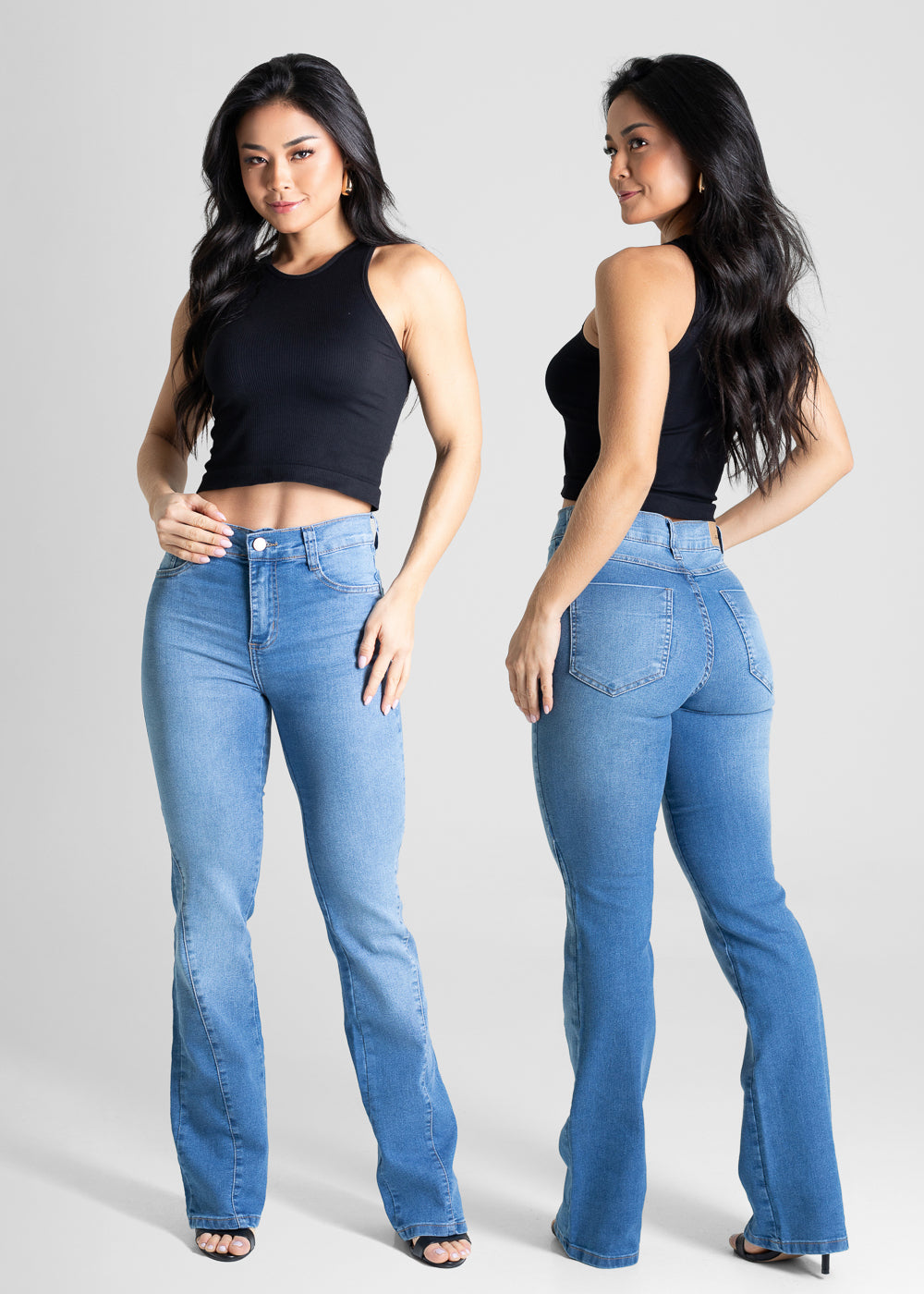 Calça Jeans Sawary Boot Cut - 280804 AZUL