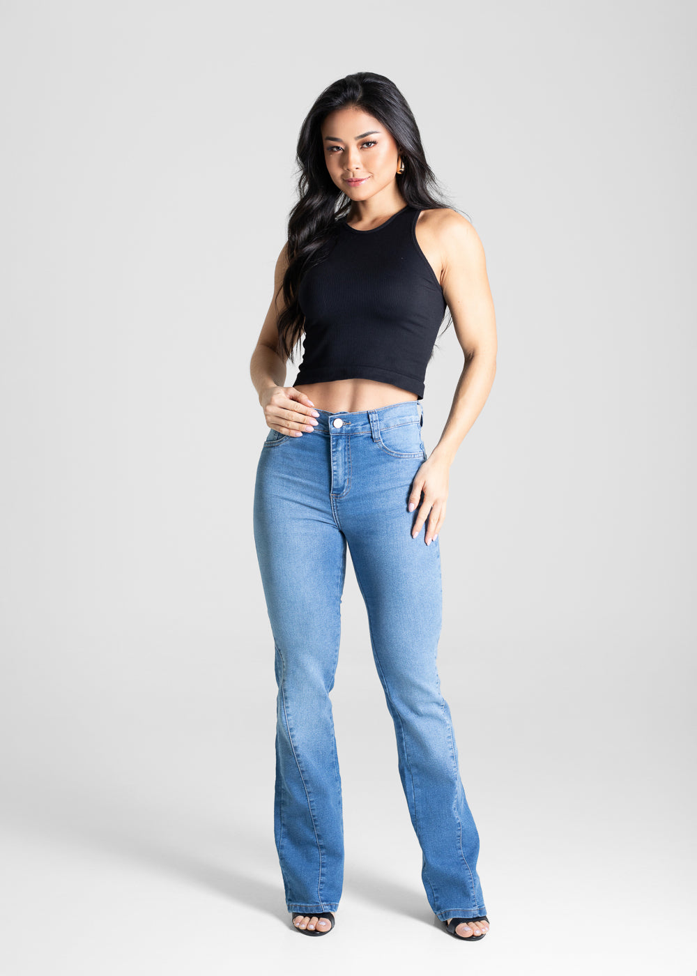Calça Jeans Sawary Boot Cut - 280804 AZUL