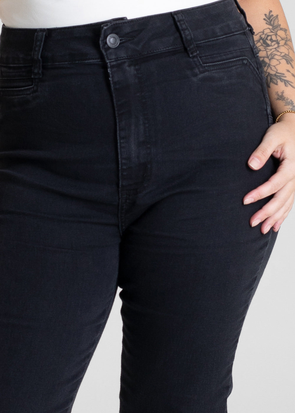 Calça Sarja Sawary Plus Size Levanta Bumbum - 280808 PRETO