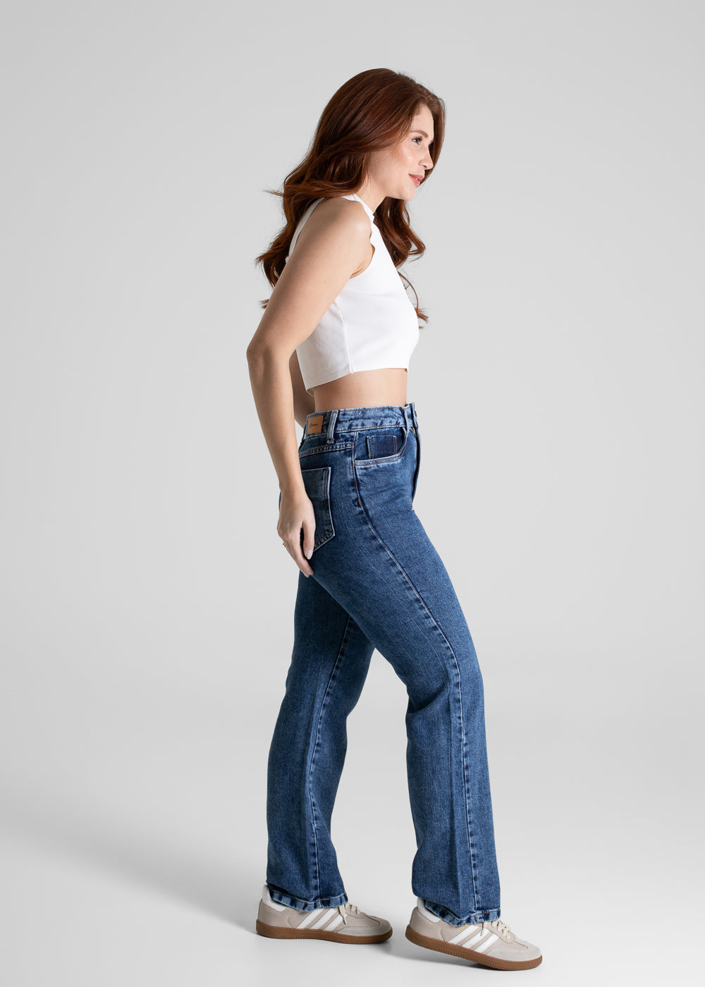 Calça Jeans Sawary Boot Cut Petit - 280810 AZUL