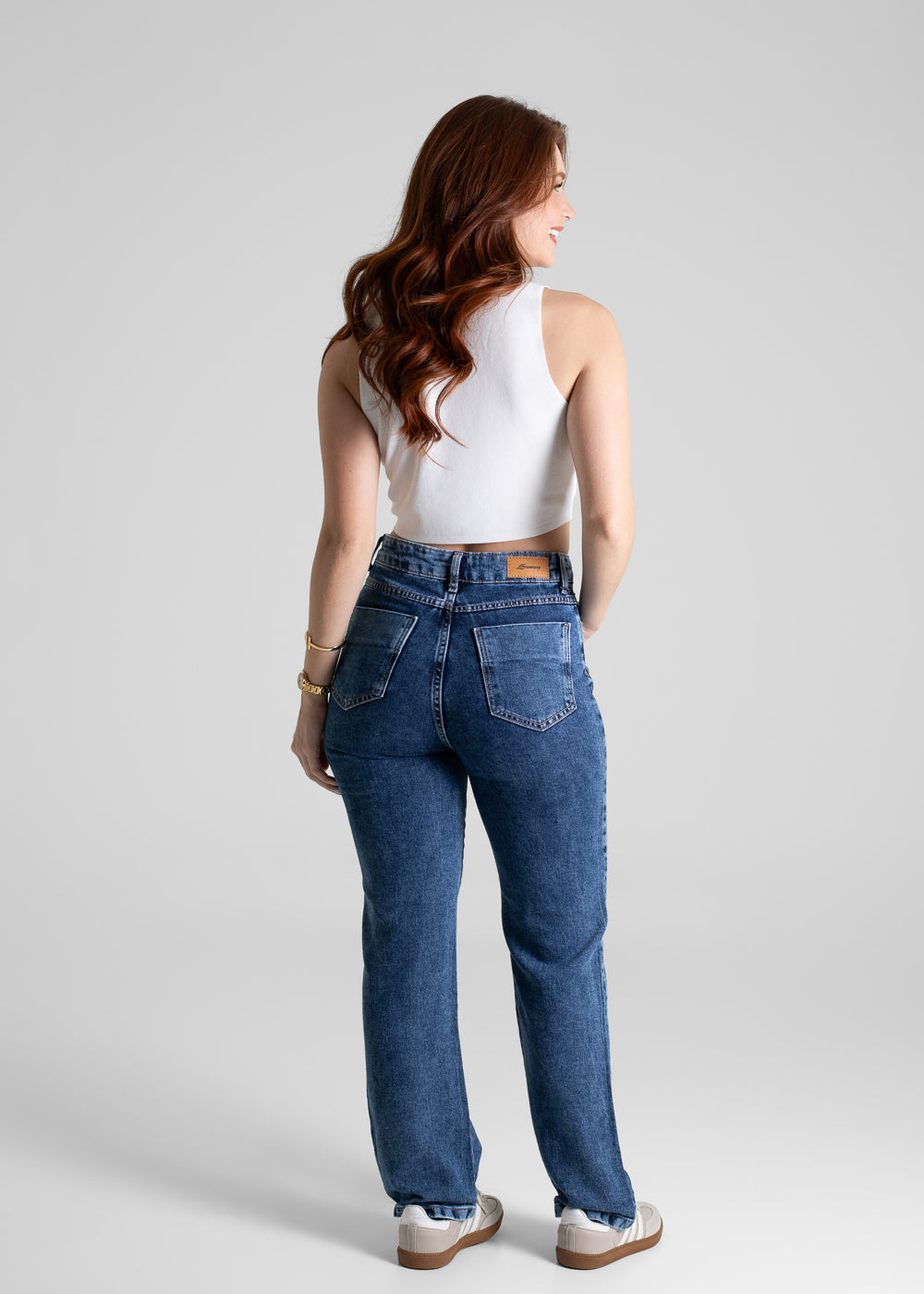 Calça Jeans Sawary Boot Cut Petit - 280810 AZUL